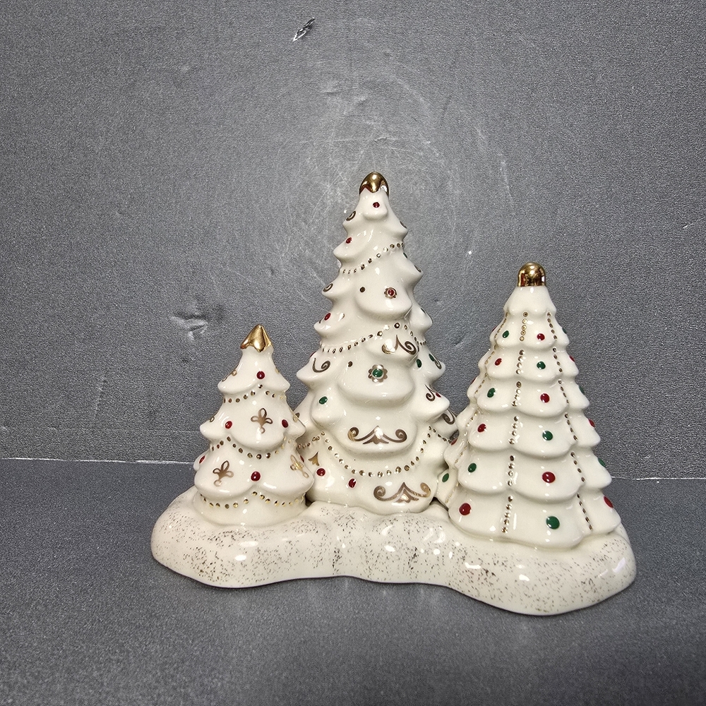 Lenox China Trees 2007 MISTLETOE PARK Village Treasures Sculpture - Picture 2 of 11